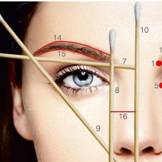 Training brow mapping